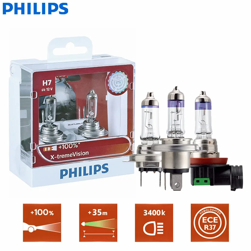 Автомобильная галогенная фара Philips X-treme Vision H1, H4, H7, H11, 9003, 9005, 9006, HB2, HB3, HB4, XV, 12 В + на 100% более ярсветильник (двойная)
Автомобильная галогенная фара Philips X-treme Vision H1, H4, H7, H11, 9003, 9005, 9006, HB2, HB3, HB4, XV, 12 В + на 100% более ярсветильник (двойная)