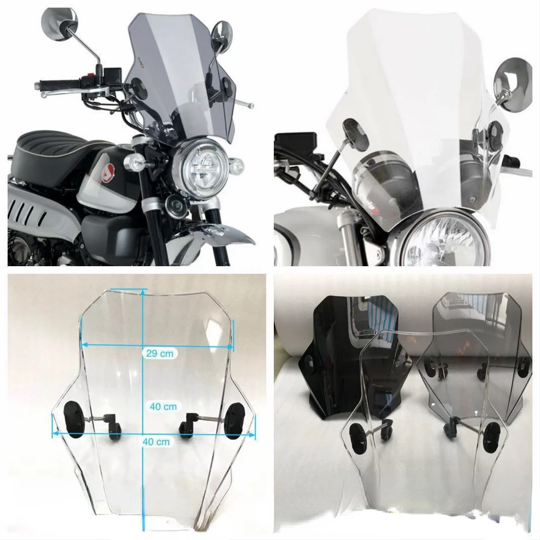 For Honda kawasaki, yamaha ducati each street car windshield Z900 Z1000 MT - 09, etc
For Honda kawasaki, yamaha ducati each street car windshield Z900 Z1000 MT - 09, etc