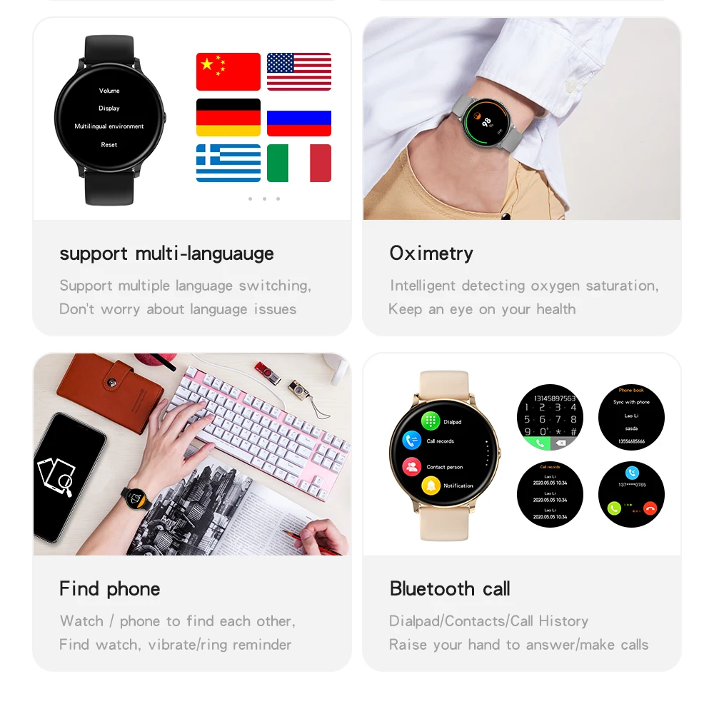 Smart Watch Full touch screen Round screen Bluetooth Call music IP67 Waterproof Blood Pressure/Oxygen Fitness Tracker sports
Smart Watch Full touch screen Round screen Bluetooth Call music IP67 Waterproof Blood Pressure/Oxygen Fitness Tracker sports