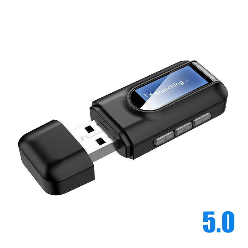 2 in 1 USB Wireless Bluetooth 5.0 Receiver Transmitter with LCD Adapter for Speaker Computer TV Conversion Wireless Headset 
2 in 1 USB Wireless Bluetooth 5.0 Receiver Transmitter with LCD Adapter for Speaker Computer TV Conversion Wireless Headset