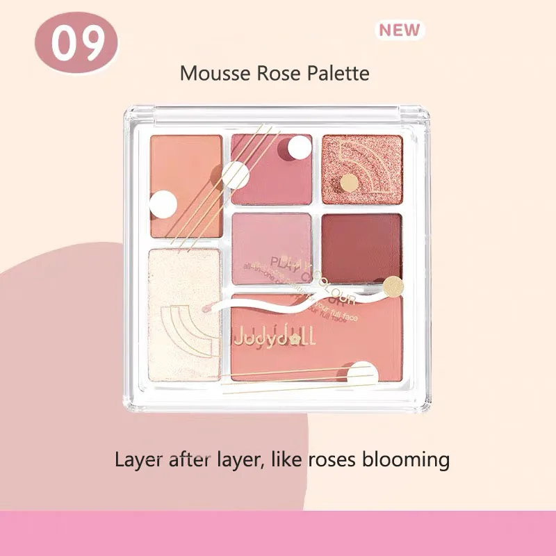 7 Colors Eyeshadow Palette Highlighter Blush Contour Glitter Matte Pearlescent Pigment Face Makeup Women Beauty Cosmetic
7 Colors Eyeshadow Palette Highlighter Blush Contour Glitter Matte Pearlescent Pigment Face Makeup Women Beauty Cosmetic