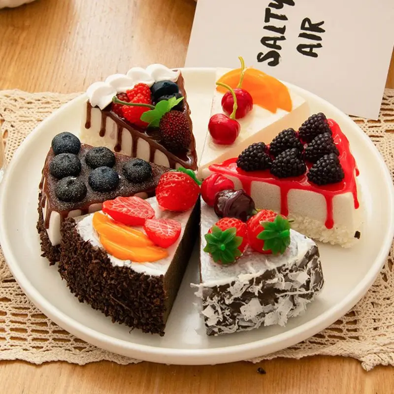 6pcs Realistic Artificial Simulation Cake Ice Cream Dessert Bakery Food Display DXAD
6pcs Realistic Artificial Simulation Cake Ice Cream Dessert Bakery Food Display DXAD