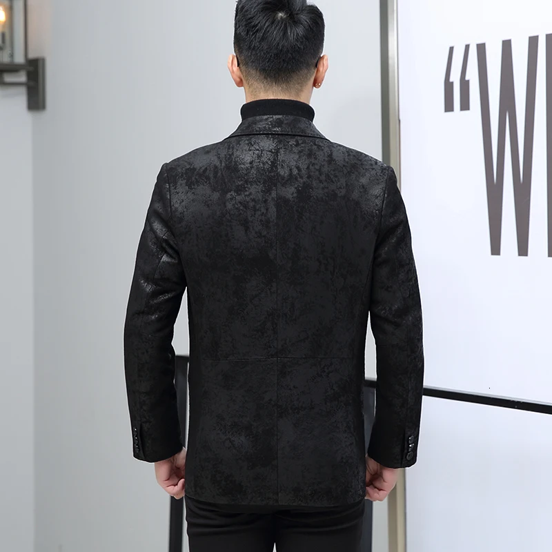 Genuine Leather Formal Coat Men Fashion Spring Autumn Printed Slim Blazer Luxury Wedding Office Black Suit Jacket Plus Size 5XL
Genuine Leather Formal Coat Men Fashion Spring Autumn Printed Slim Blazer Luxury Wedding Office Black Suit Jacket Plus Size 5XL
