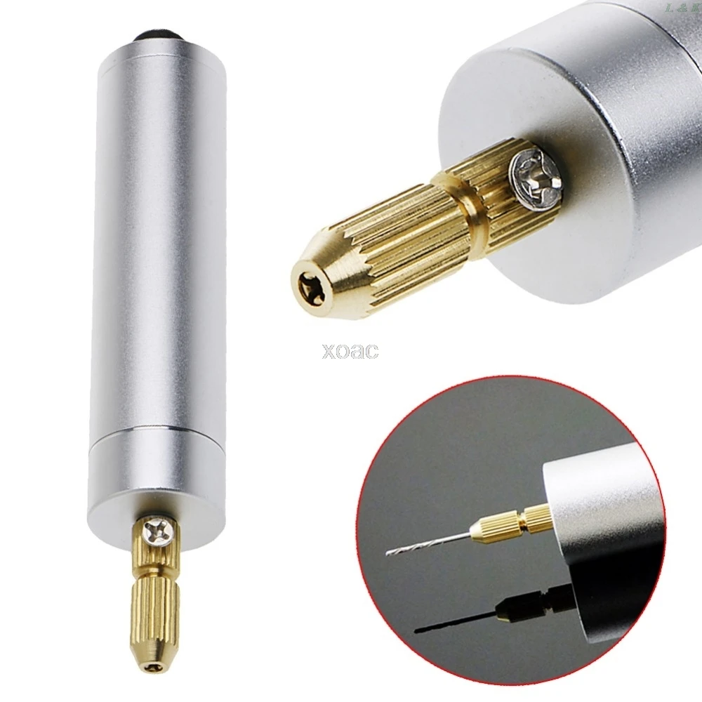 DC 5V DIY мини микро маленькая электрическая алюминиевая ручная дрель для двигателя