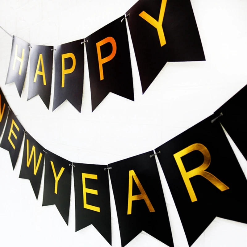HAPPY NEW YEAR Letters Bunting Banner Hanging Flags New Year Party Decoration
HAPPY NEW YEAR Letters Bunting Banner Hanging Flags New Year Party Decoration