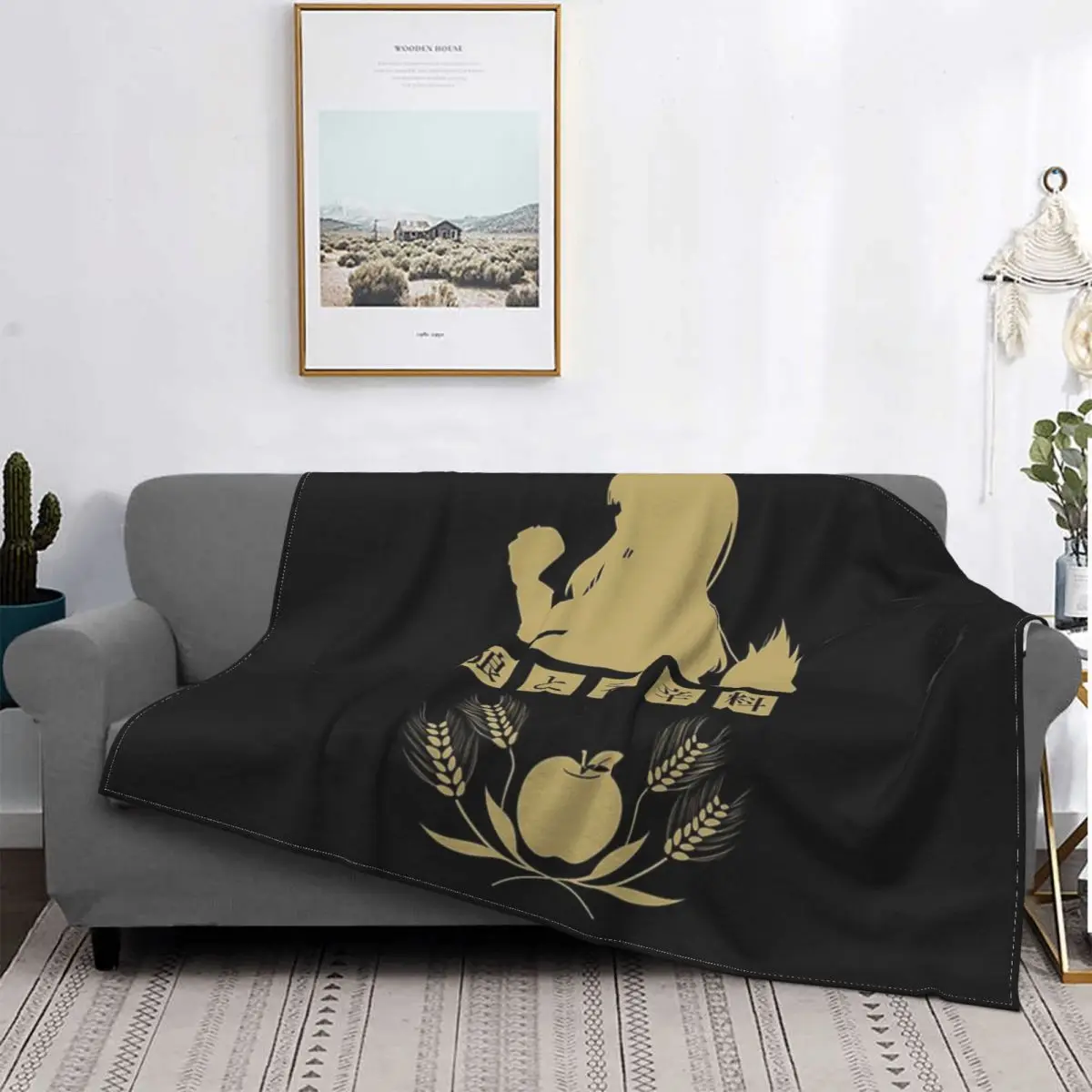 Wise Wolf-colcha dorada a quadros para cama, manta de picicnic de felpa de Anime, de verano
Wise Wolf-colcha dorada a quadros para cama, manta de picicnic de felpa de Anime, de verano