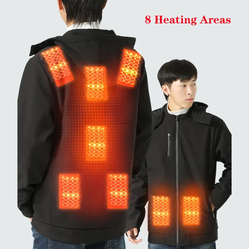 Men's and Women Heatable Outdoor jacket coat Winter Hood Windproof long sleeves 8-zone heating hree-speed temperature control
Men's and Women Heatable Outdoor jacket coat Winter Hood Windproof long sleeves 8-zone heating hree-speed temperature control