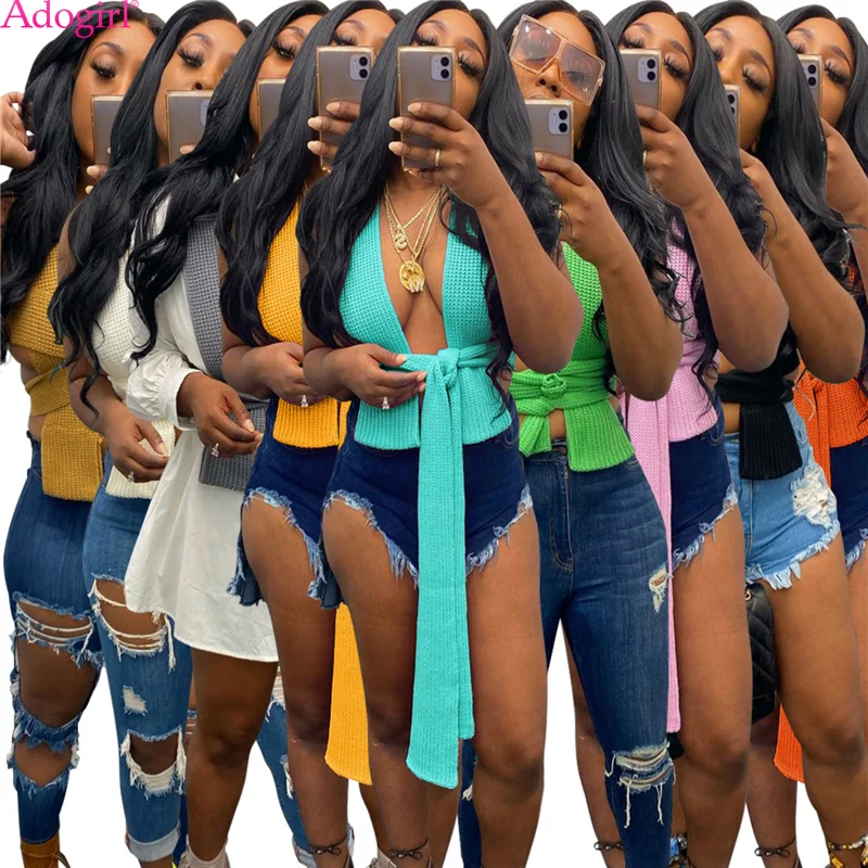 Adogirl Women Solid Cross Lace Up Knitted Sweater Vest Spring Summer Autumn Winter Sleeveless Tank Fashion Tops Waistcoat
Adogirl Women Solid Cross Lace Up Knitted Sweater Vest Spring Summer Autumn Winter Sleeveless Tank Fashion Tops Waistcoat