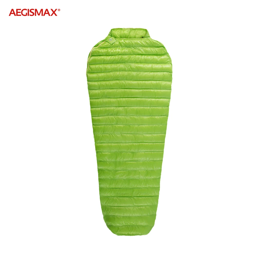Сверхлегкий спальный мешок AEGISMAX MINI 800FP с гусиным пухом уличное Сращивание для мам