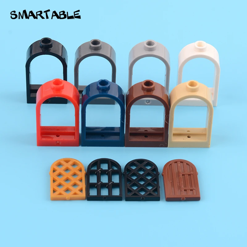 Smartable Window 1x2x2 667 с закругленным верхом строительные блоки MOC детали игрушки для