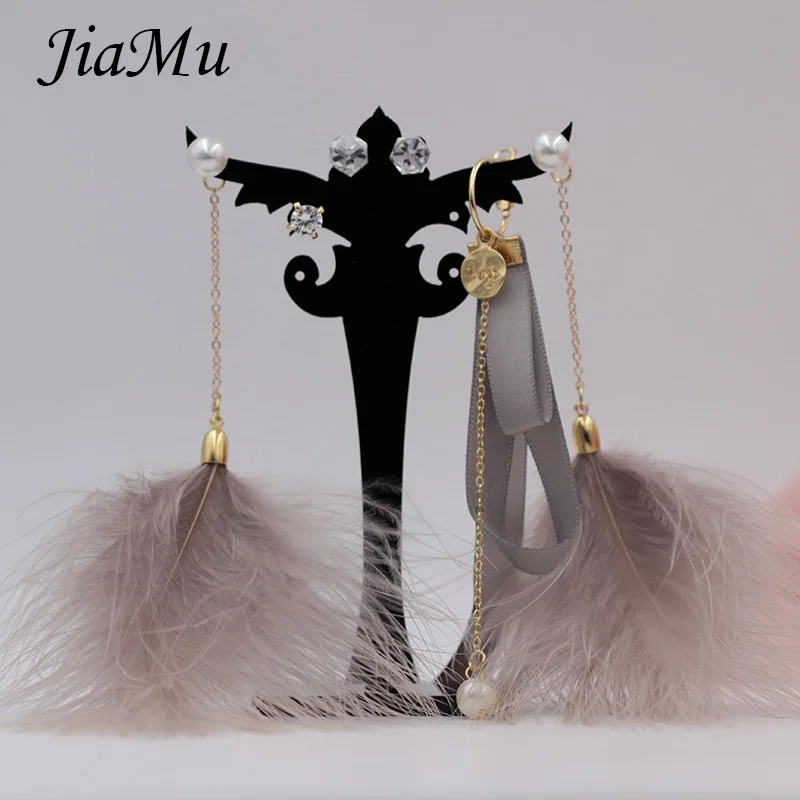 JiaMu Fashion Popular stud long hair Gray circle tassel earrings for women hand party wedding jewellery delicate
JiaMu Fashion Popular stud long hair Gray circle tassel earrings for women hand party wedding jewellery delicate