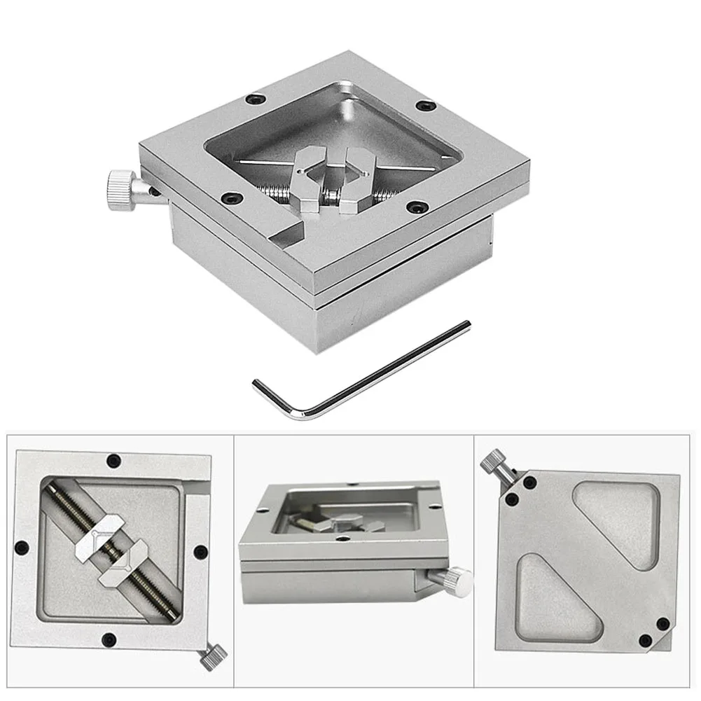 90x90mm Fixture Jig Repair Tool Easy Install Reballing Station Manual Template Holder Stencil Clamp With Slider Directly Heated
90x90mm Fixture Jig Repair Tool Easy Install Reballing Station Manual Template Holder Stencil Clamp With Slider Directly Heated