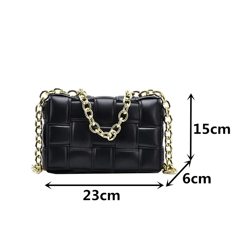 Small Flap Weave Bags for Women Luxury Leather Crossbody Bag Fashion Chain Tote Bag Female Plaid Shoulder Handbag Bolsa Feminina
Small Flap Weave Bags for Women Luxury Leather Crossbody Bag Fashion Chain Tote Bag Female Plaid Shoulder Handbag Bolsa Feminina