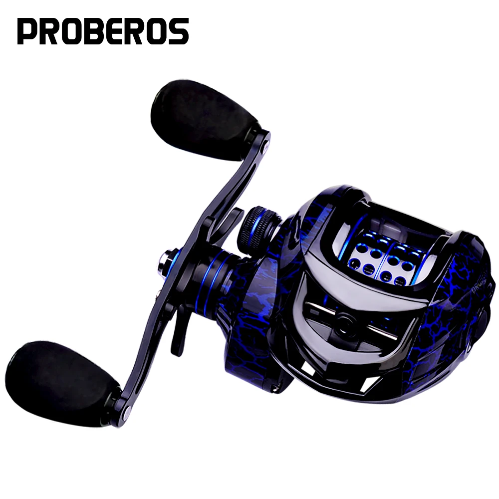 PROBEROS Fishing Reel 7.2:1 High Speed Freshwater Reel Metal Spool 10 KG Max Drag Baitcasting Reel 12 Magnetic Brake System
PROBEROS Fishing Reel 7.2:1 High Speed Freshwater Reel Metal Spool 10 KG Max Drag Baitcasting Reel 12 Magnetic Brake System