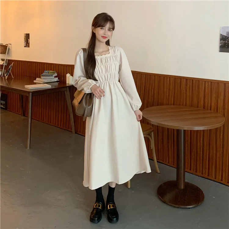 New Year Red Dress Hepburn Style 2021 Early Spring New Women's Clothing Waist-Controlled Slimming Long Sleeve A- line Mid-Length
New Year Red Dress Hepburn Style 2021 Early Spring New Women's Clothing Waist-Controlled Slimming Long Sleeve A- line Mid-Length