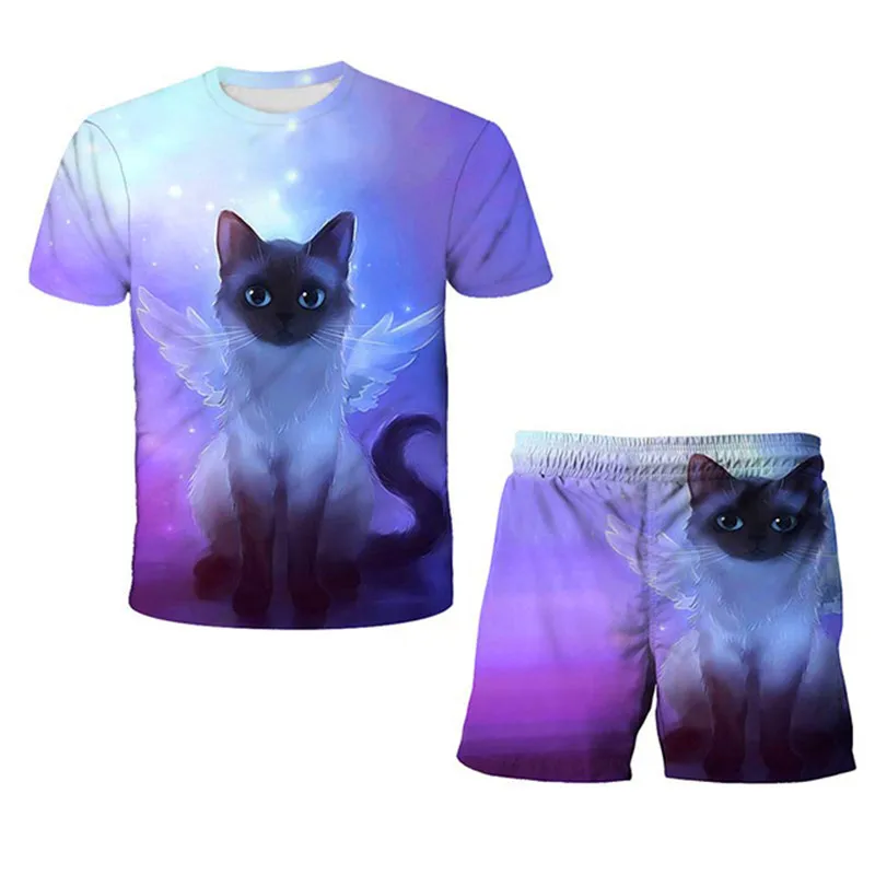 Kids Boys Clothes Teenage Boys Summer Clothing Sets Short Sleeves Cat TShirt+pant Suits Children Clothing outfit 4-14 Yeas Kids
Kids Boys Clothes Teenage Boys Summer Clothing Sets Short Sleeves Cat TShirt+pant Suits Children Clothing outfit 4-14 Yeas Kids