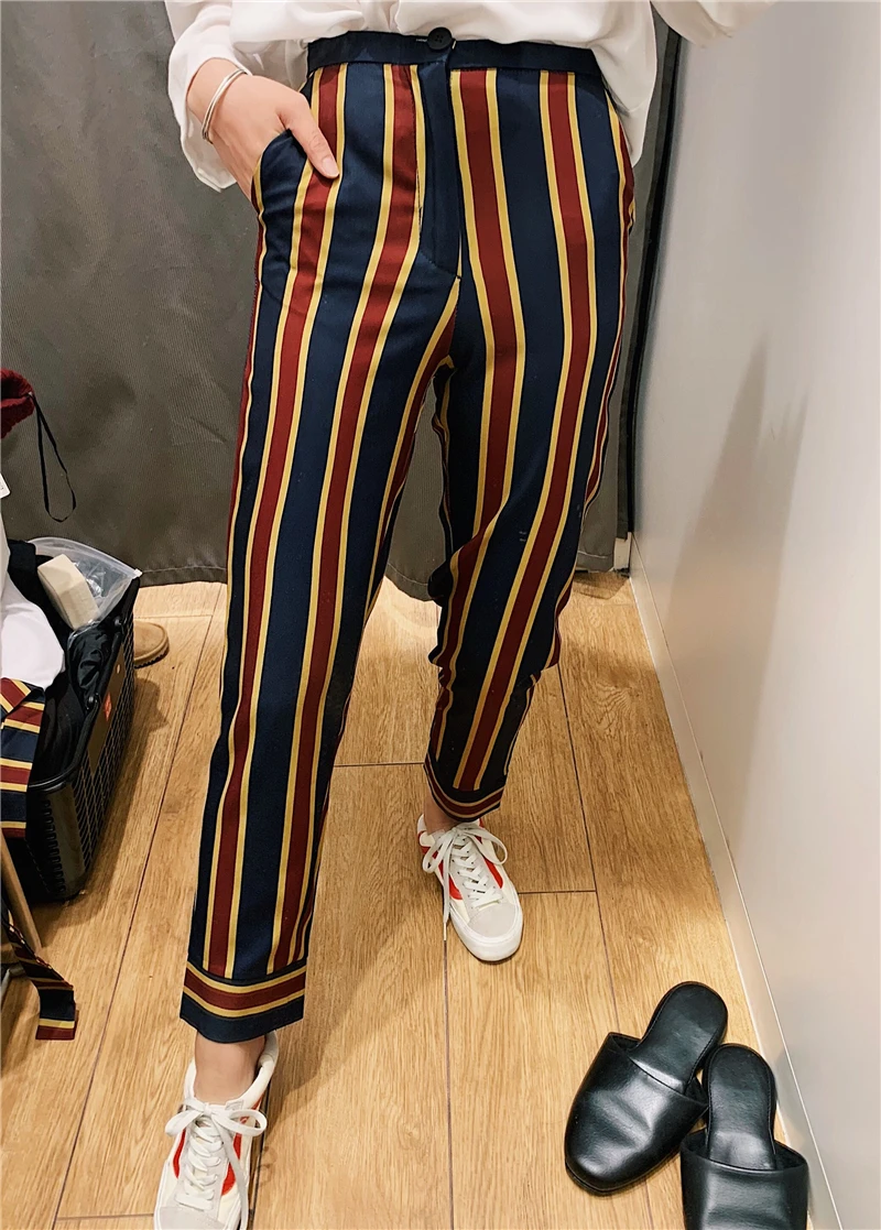 TMODA753 Za 2021 Spring Autumn Print Striped Blazer High Waist Straight Pants Women Long Sleeve Suits Pant 2 Pieces Sets
TMODA753 Za 2021 Spring Autumn Print Striped Blazer High Waist Straight Pants Women Long Sleeve Suits Pant 2 Pieces Sets