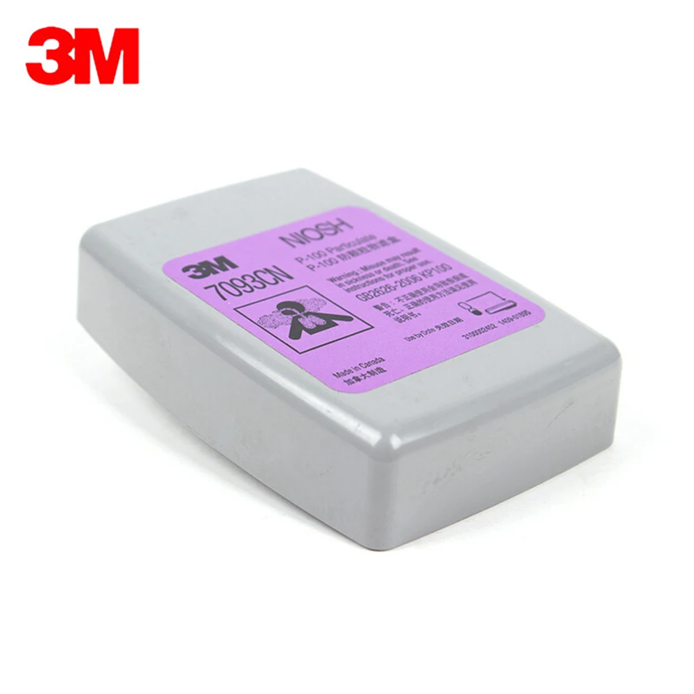 Газовый картридж 3M 7093CN P100 защитный фильтр от частиц/PM0.3/сварочный дымчатый