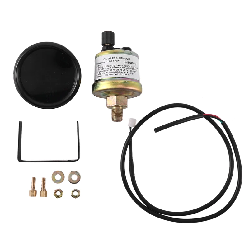 Манометр автомобильный, 2 дюйма, 52 мм, 0-10 бар 
Манометр автомобильный, 2 дюйма, 52 мм, 0-10 бар