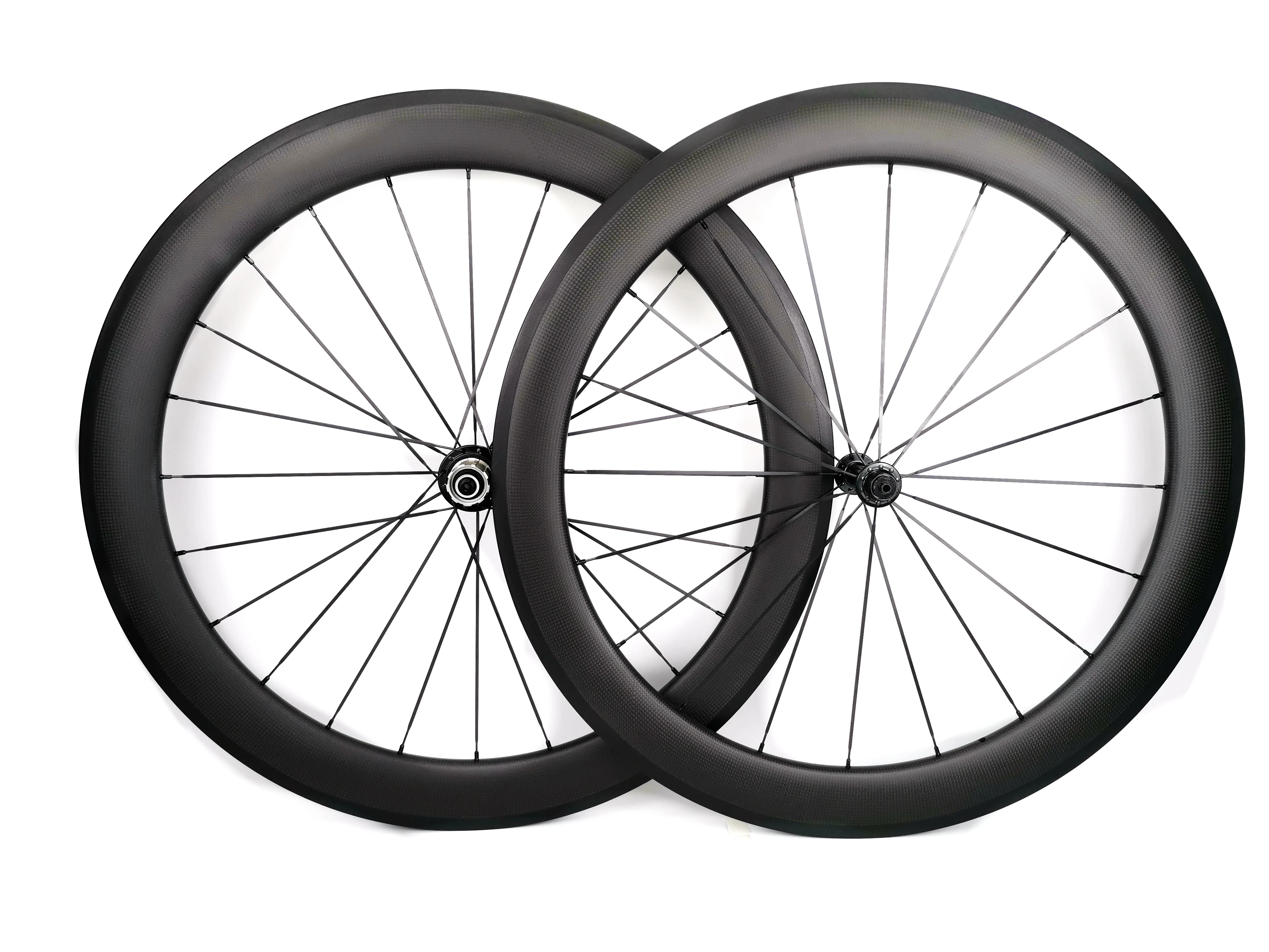 NEW Style! 700C 60mm depth road bike carbon wheels 25mm width Tubular/clincher bicycle carbon fiber wheelset 3k matte finish
NEW Style! 700C 60mm depth road bike carbon wheels 25mm width Tubular/clincher bicycle carbon fiber wheelset 3k matte finish