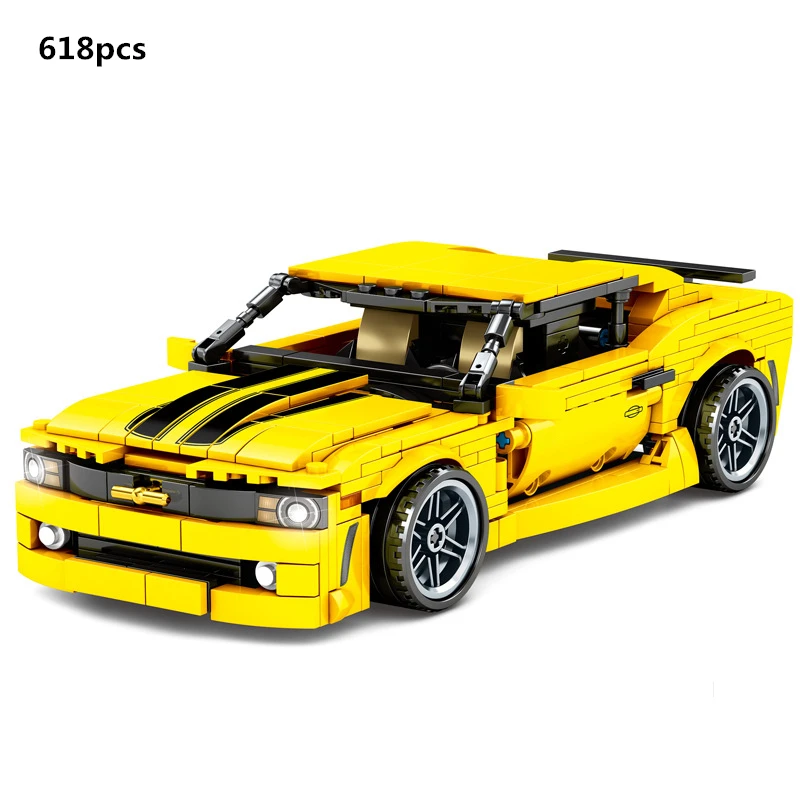 High-Tech Camaros Sports Racing Car Pull Back Building Blocks Kit Bricks Speed Champions Supercar Classic Model Kids Toys Gifts
High-Tech Camaros Sports Racing Car Pull Back Building Blocks Kit Bricks Speed Champions Supercar Classic Model Kids Toys Gifts