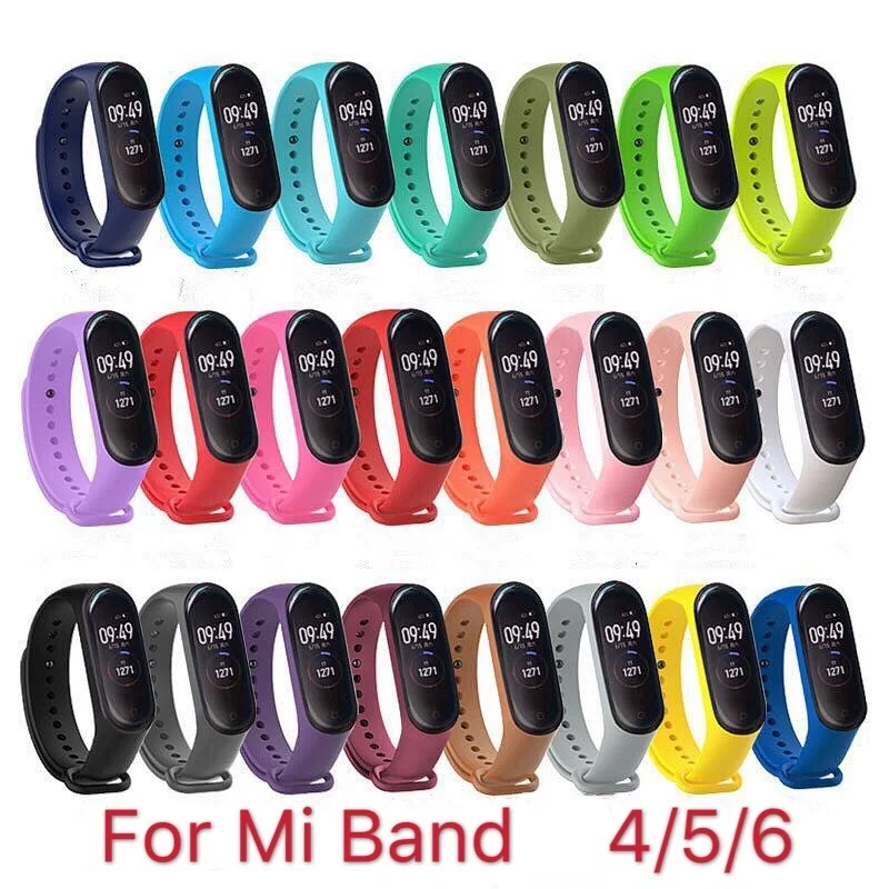 Силиконовый ремешок для Xiaomi Mi Band 6 5 4, спортивный силиконовый браслет для Mi Band 4, сменные ремешки Band5
Силиконовый ремешок для Xiaomi Mi Band 6 5 4, спортивный силиконовый браслет для Mi Band 4, сменные ремешки Band5