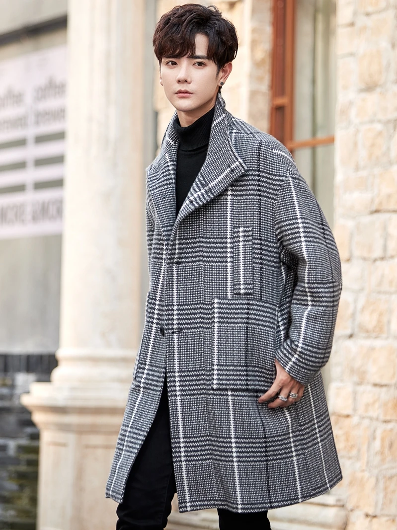 The Best Quality Christmas Gift Men Wool Long Coat Winter Windproof Overcoat Jacket Woolen Male trench coat#1952
The Best Quality Christmas Gift Men Wool Long Coat Winter Windproof Overcoat Jacket Woolen Male trench coat#1952