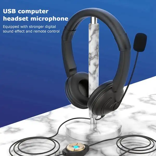 USB Wired Headset with Noise Cancelling Microphone on Ear Computer Call Center Earphone Volume Control Speaker
USB Wired Headset with Noise Cancelling Microphone on Ear Computer Call Center Earphone Volume Control Speaker