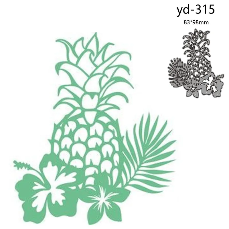 Металлические Вырубные штампы форма для резки ананасов цветов украшения
