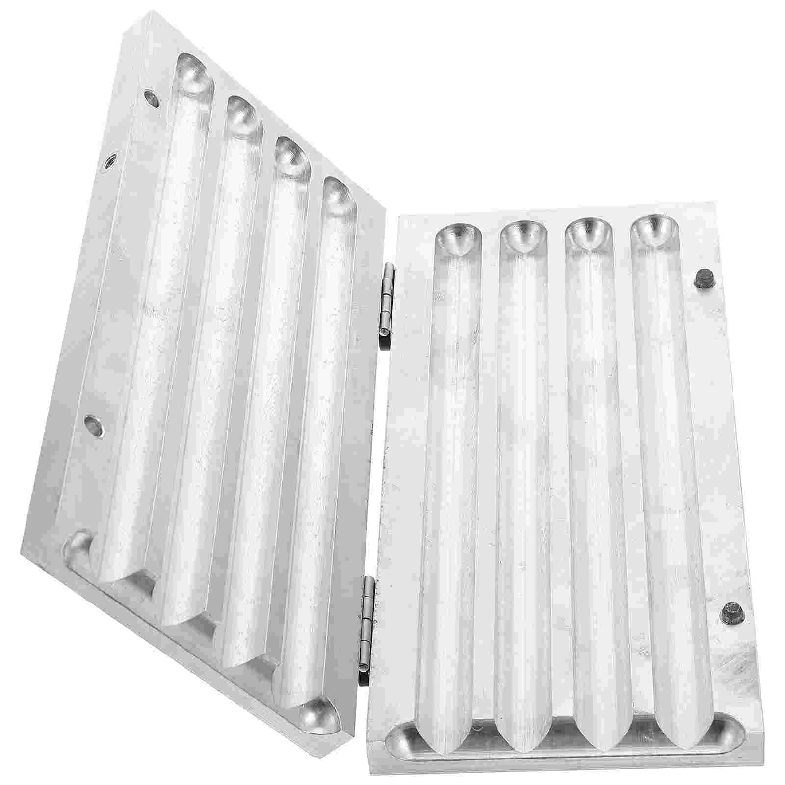 1Pc Aluminium Alloy Wax Core Making Mold Perfect Durable Mold (Silver)
1Pc Aluminium Alloy Wax Core Making Mold Perfect Durable Mold (Silver)