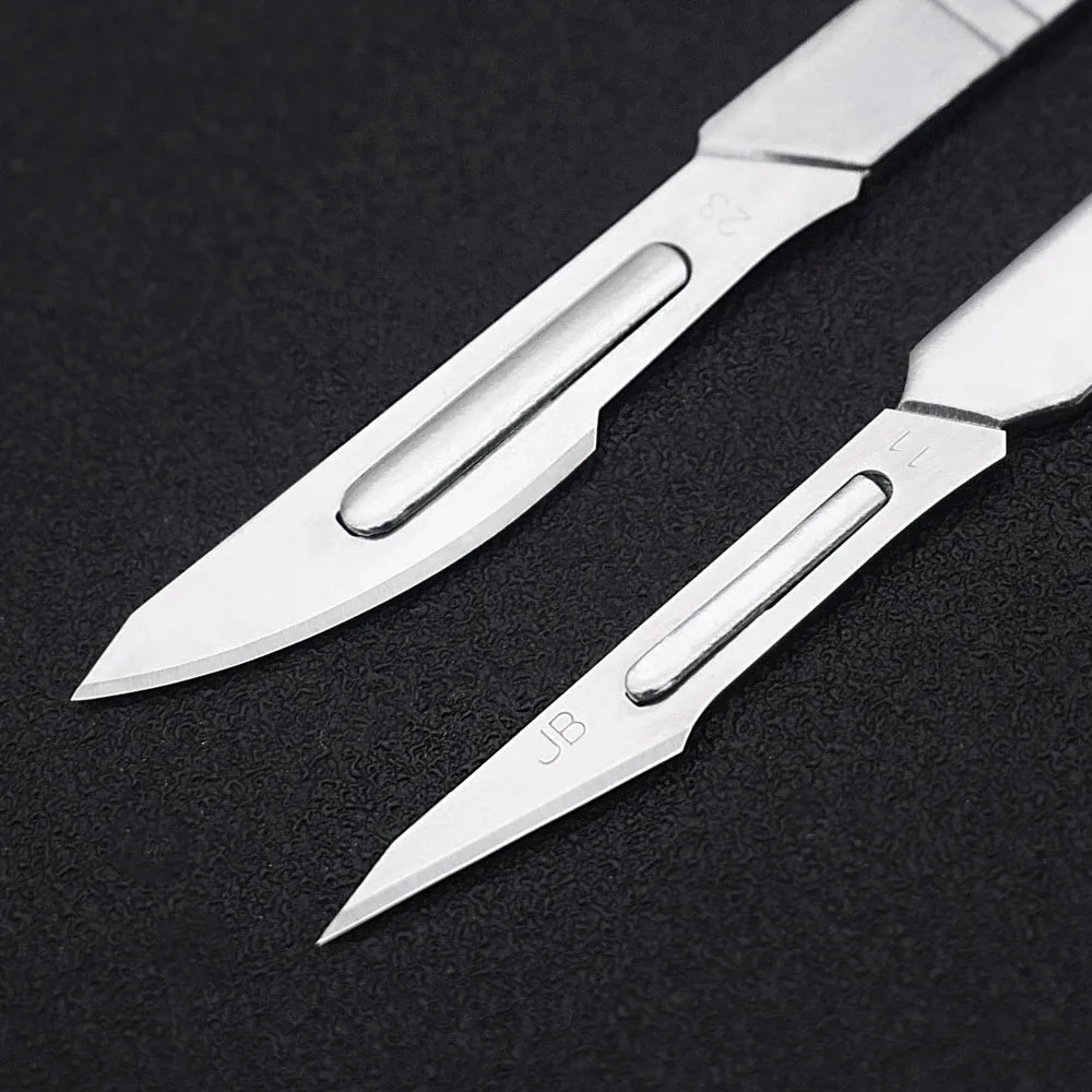 100pcs Stainless Steel Scalpel Blades Engraving Knives Blades Wood Carving Blades Metal Blade #11 #23 Scalpel Knives
100pcs Stainless Steel Scalpel Blades Engraving Knives Blades Wood Carving Blades Metal Blade #11 #23 Scalpel Knives