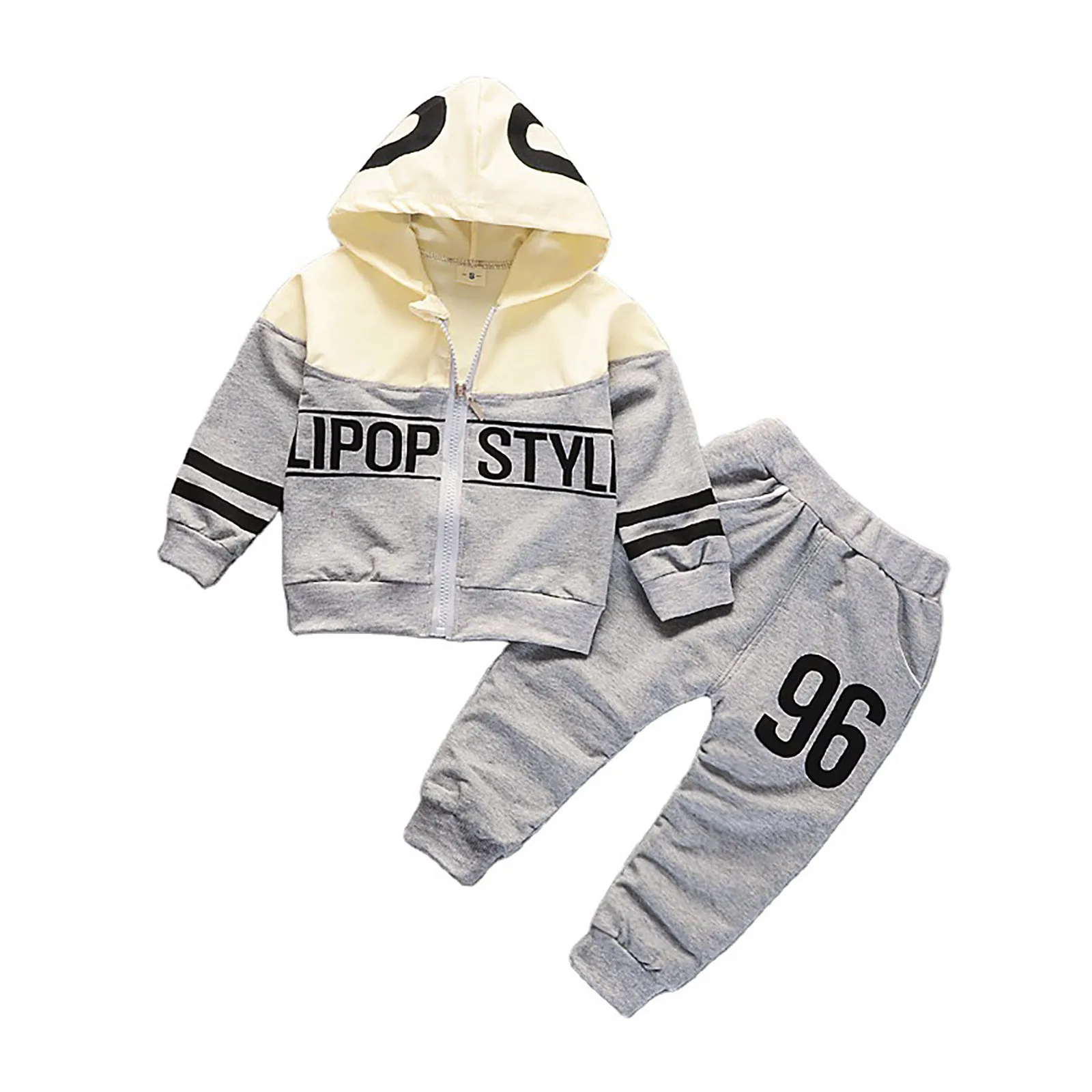 2Pcs Kids Boys Tracksuits Sports Suit Hooded Hoodie Long Sleeves Front Zipper Jacket Tops and Pants Set Sportswear Casual Wear
2Pcs Kids Boys Tracksuits Sports Suit Hooded Hoodie Long Sleeves Front Zipper Jacket Tops and Pants Set Sportswear Casual Wear
