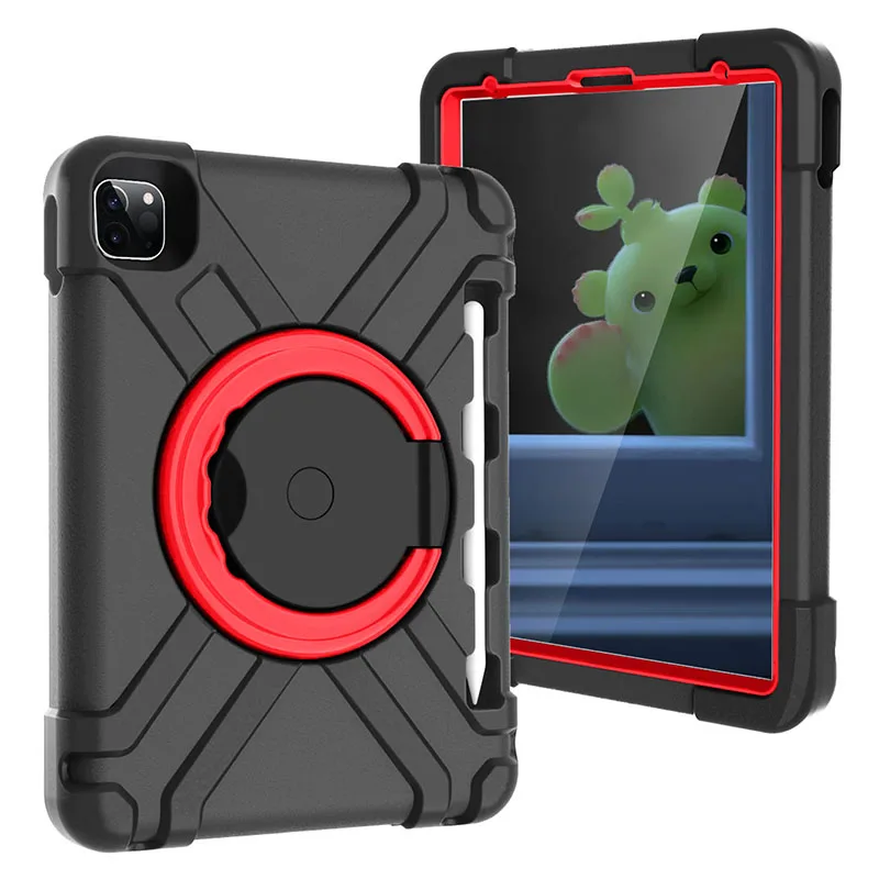For iPad Air 4 Case 2020 Ring Rotation Kids Shock Proof Tablet Case EVA Protect Cover for iPad Pro 11 2020 Case Mini 5 케이스 
For iPad Air 4 Case 2020 Ring Rotation Kids Shock Proof Tablet Case EVA Protect Cover for iPad Pro 11 2020 Case Mini 5 케이스