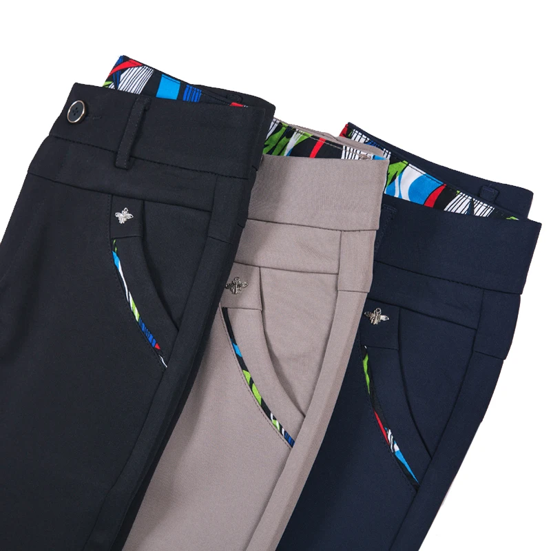 Women Capris Pants 2021 Summer Thin High Waist Elastic Casual Straight Pants Ladies Office Work Slim Calf-Length Pants
Women Capris Pants 2021 Summer Thin High Waist Elastic Casual Straight Pants Ladies Office Work Slim Calf-Length Pants