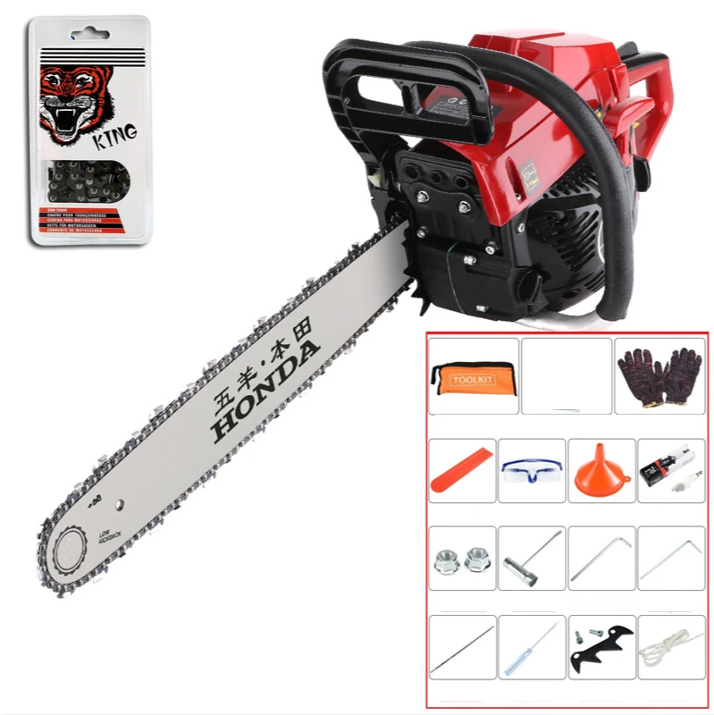 7.2kw High-Power Chain Saw Gasoline Logging Household Portable Chain Saw Small Chainsaw Portable Logging Saw
7.2kw High-Power Chain Saw Gasoline Logging Household Portable Chain Saw Small Chainsaw Portable Logging Saw
