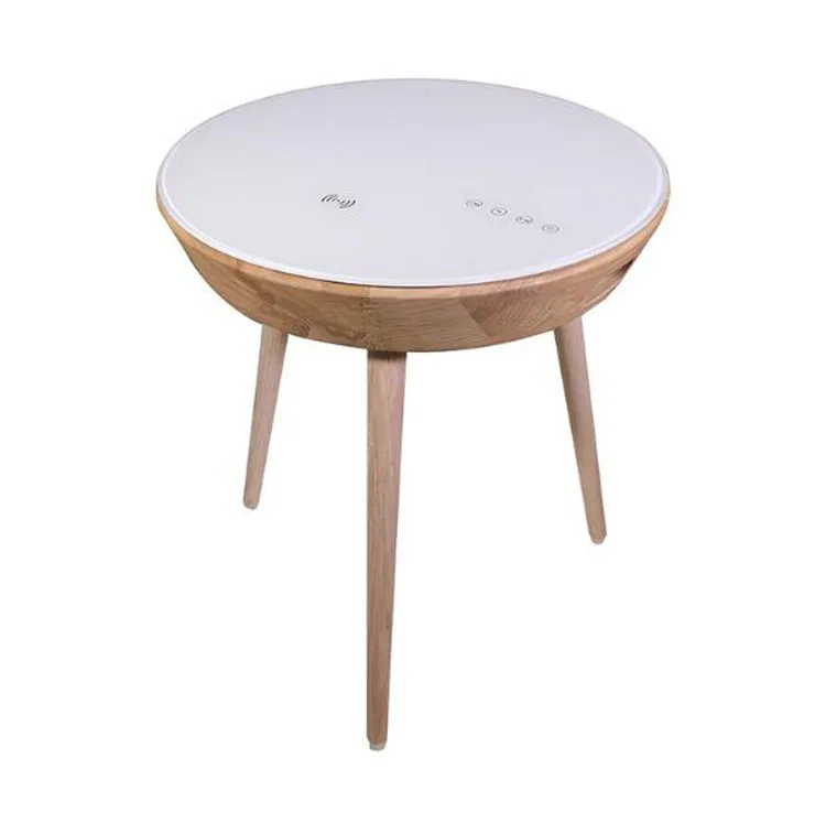 Многофункциональный креативный умный Bluetooth-динамик для дивана, боковой столик с беспроводной зарядкой от USB, круглый стол из массива дерева
Многофункциональный креативный умный Bluetooth-динамик для дивана, боковой столик с беспроводной зарядкой от USB, круглый стол из массива дерева