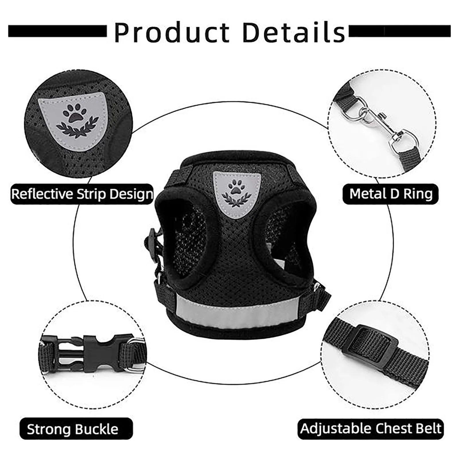 Summer New Vest Breathable Dog Cat Traction Rope Reflection Filter Pet Dog Cat Running Jogging Walking Breathable Pet Vest#22
Summer New Vest Breathable Dog Cat Traction Rope Reflection Filter Pet Dog Cat Running Jogging Walking Breathable Pet Vest#22