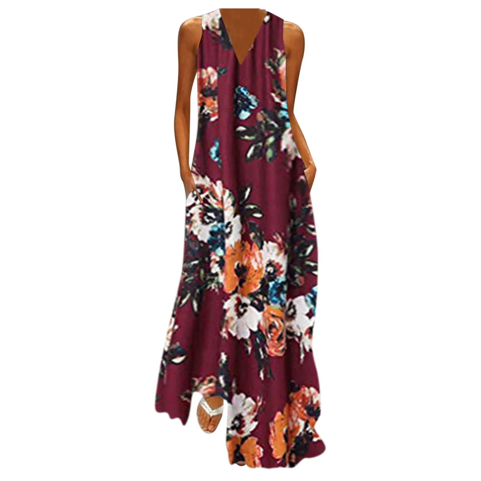 Women's Maxi Dress Vintage Print Sleeveless Boho Beach Dress Sling Backless Casual Dresses Wrap Sundress Robe 2021 Summer New
Women's Maxi Dress Vintage Print Sleeveless Boho Beach Dress Sling Backless Casual Dresses Wrap Sundress Robe 2021 Summer New