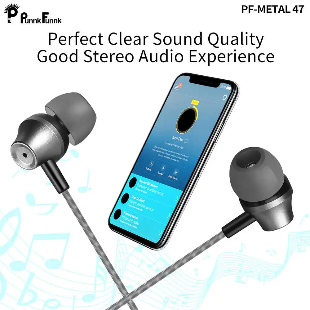 Metal Wired Earphone 1.2M Deep Bass Stereo Sport In-ear HeadphoneW/Mic Volume Control For Samsung Iphone 5 6 7 8 11
Metal Wired Earphone 1.2M Deep Bass Stereo Sport In-ear HeadphoneW/Mic Volume Control For Samsung Iphone 5 6 7 8 11
