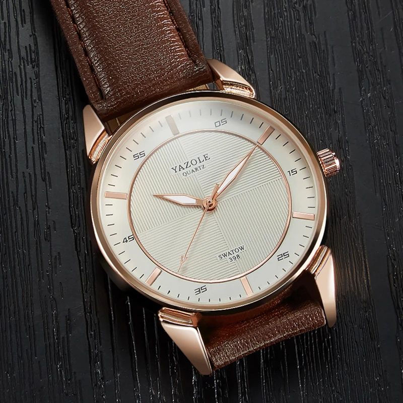 relogio masculino Top Luxury Brand YAZOLE Mens Watches Simple Fashion Casual Dress Watch Men Leather Band Clockrelojes hombre
relogio masculino Top Luxury Brand YAZOLE Mens Watches Simple Fashion Casual Dress Watch Men Leather Band Clockrelojes hombre