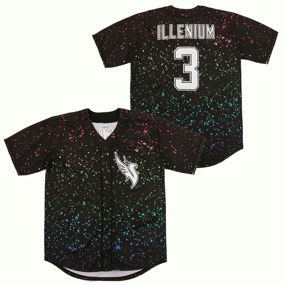 Throwback бейсбольный трикотаж ILLENIUM прошитая версия модная Diamond Edition бесплатная