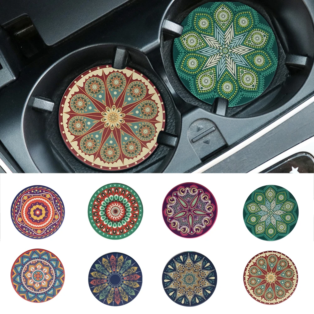 New 2Pcs Car Coasters Ceramic Stone Absorbent Car Cup Holders Car Cup Mat Car Accessories Decorations Wholesale Quick Delivery
New 2Pcs Car Coasters Ceramic Stone Absorbent Car Cup Holders Car Cup Mat Car Accessories Decorations Wholesale Quick Delivery