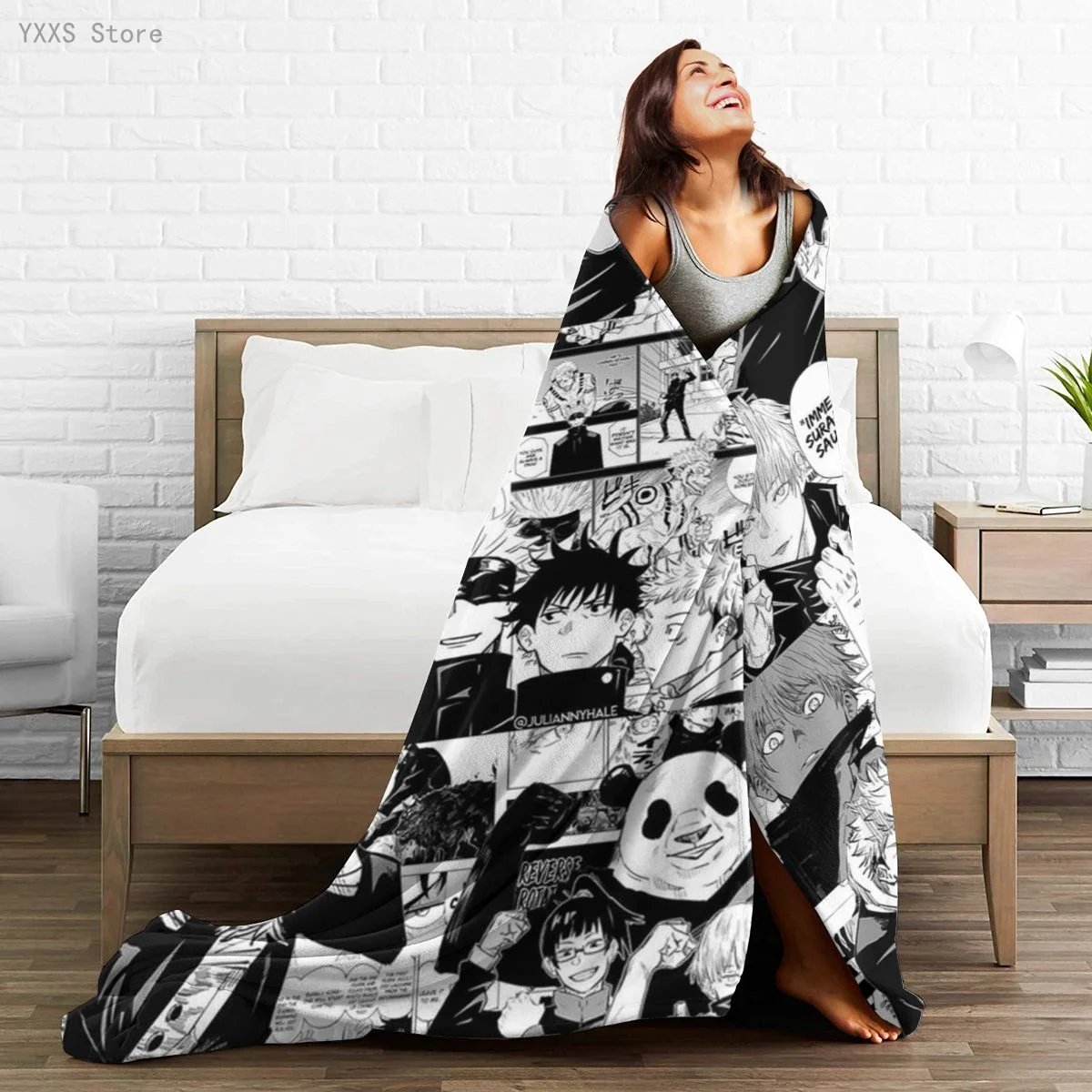 Jujutsu Kaisen Characters Sherpa Blanket Warm Super Soft Flannel Office Nap Bedspread Sofa Bedding Plush Quilt Plaids 003
Jujutsu Kaisen Characters Sherpa Blanket Warm Super Soft Flannel Office Nap Bedspread Sofa Bedding Plush Quilt Plaids 003