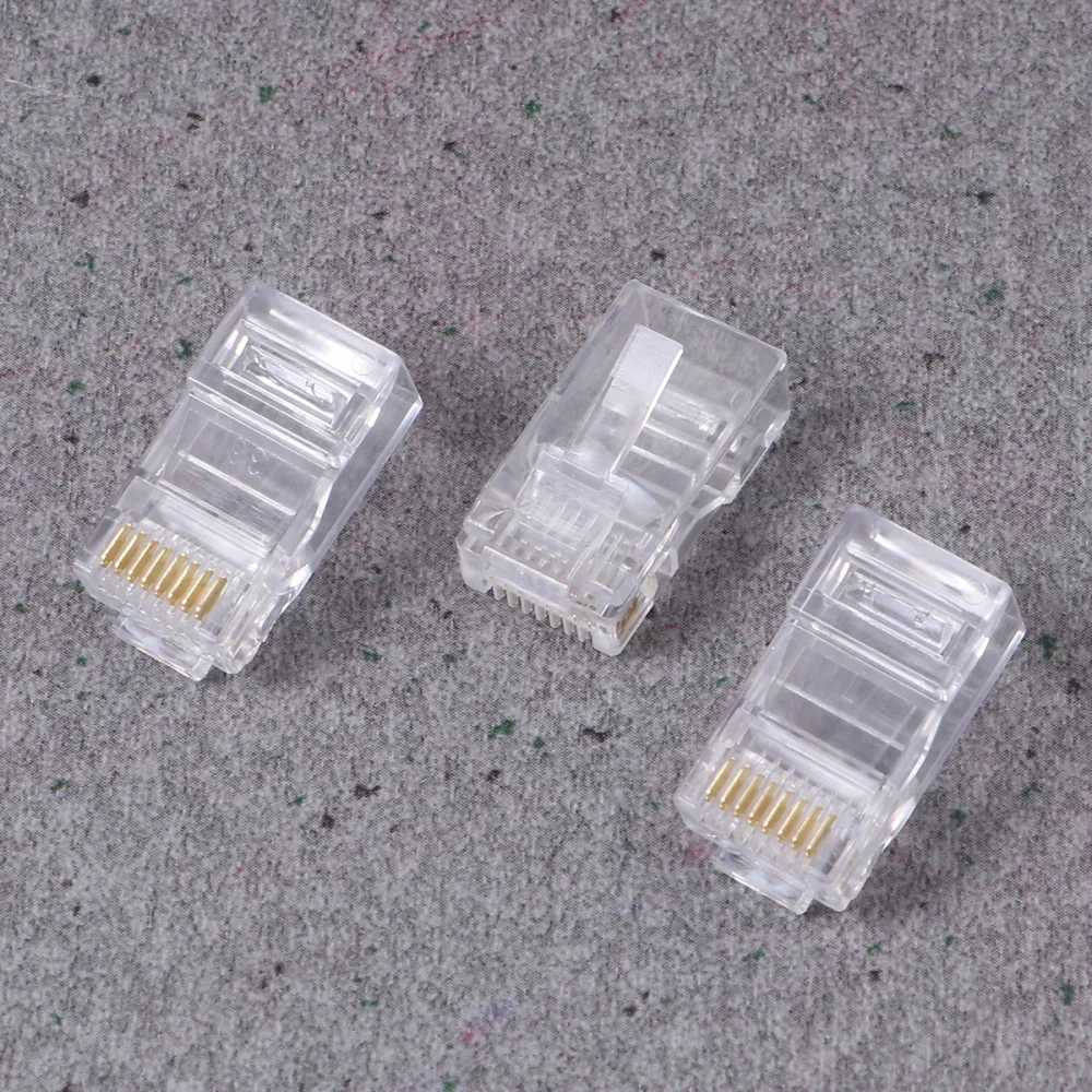 1000pcs 8 Pin COB 8P8C Cat5e Network Connector RJ45 Metal Cable Modular Plug Terminals (White)
1000pcs 8 Pin COB 8P8C Cat5e Network Connector RJ45 Metal Cable Modular Plug Terminals (White)