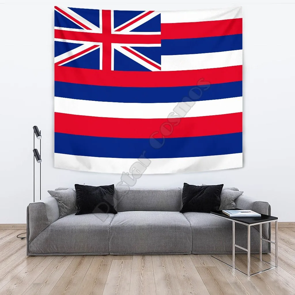 Hawaii Tapestry Flag Style 3D Printing Tapestrying Rectangular Home Decor Wall Hanging 02
Hawaii Tapestry Flag Style 3D Printing Tapestrying Rectangular Home Decor Wall Hanging 02