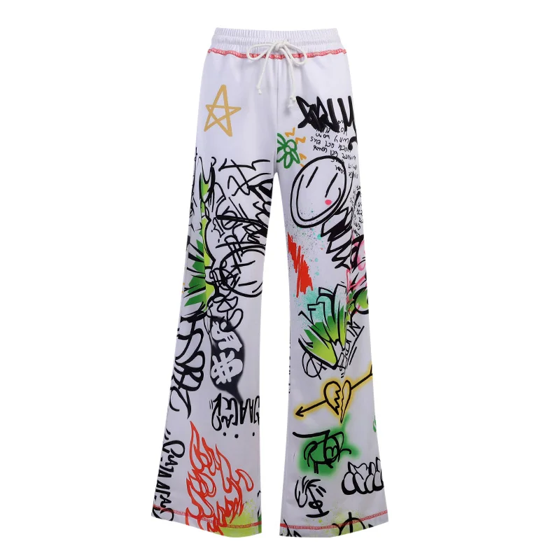 InsGoth Grunge Graffiti Straight White Pants Streetwear High Waist Oversize Trousers Goth Harajuku Y2K Women Gothic Print Pants
InsGoth Grunge Graffiti Straight White Pants Streetwear High Waist Oversize Trousers Goth Harajuku Y2K Women Gothic Print Pants