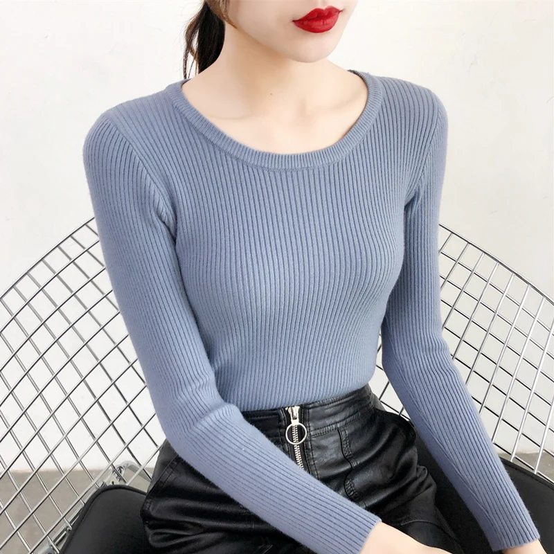 O-neck Knitted Jumpers for Women Sweater Casual Long Sleeve Winter Sweater slim Female Pullovers Streetwear
O-neck Knitted Jumpers for Women Sweater Casual Long Sleeve Winter Sweater slim Female Pullovers Streetwear