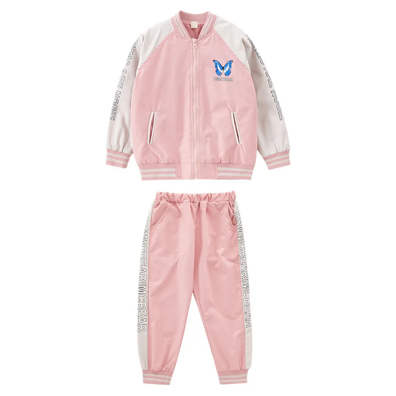 Girls' Suit Spring 2021 New Children's Clothing Girls' Clothes Butterfly Two-Piece Suit Pizex Windproof Outdoor Sports 
Girls' Suit Spring 2021 New Children's Clothing Girls' Clothes Butterfly Two-Piece Suit Pizex Windproof Outdoor Sports