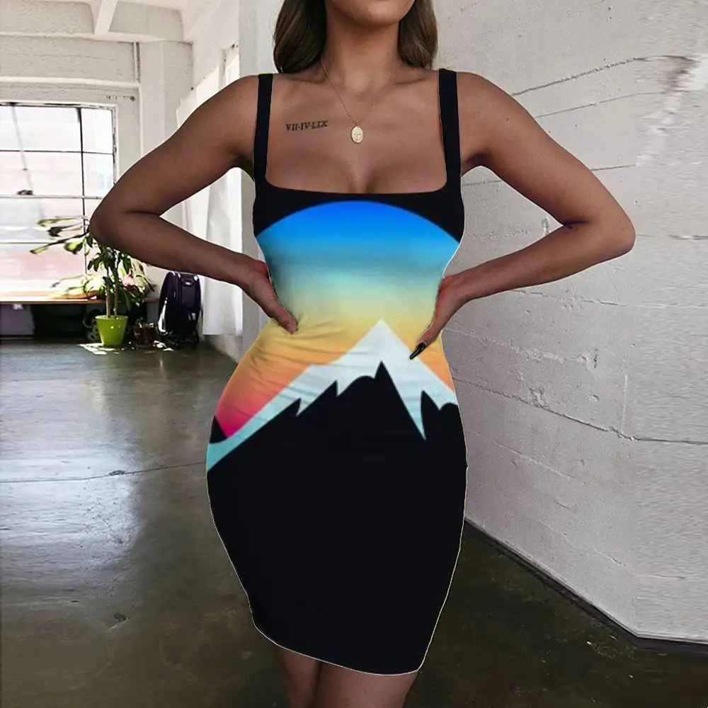 KYKU Brand Moon Dresses Women Mountain 3d Print Novel Halter Sleeveless Landscape Vestido Sexy Womens Clothing Club Short Beach
KYKU Brand Moon Dresses Women Mountain 3d Print Novel Halter Sleeveless Landscape Vestido Sexy Womens Clothing Club Short Beach