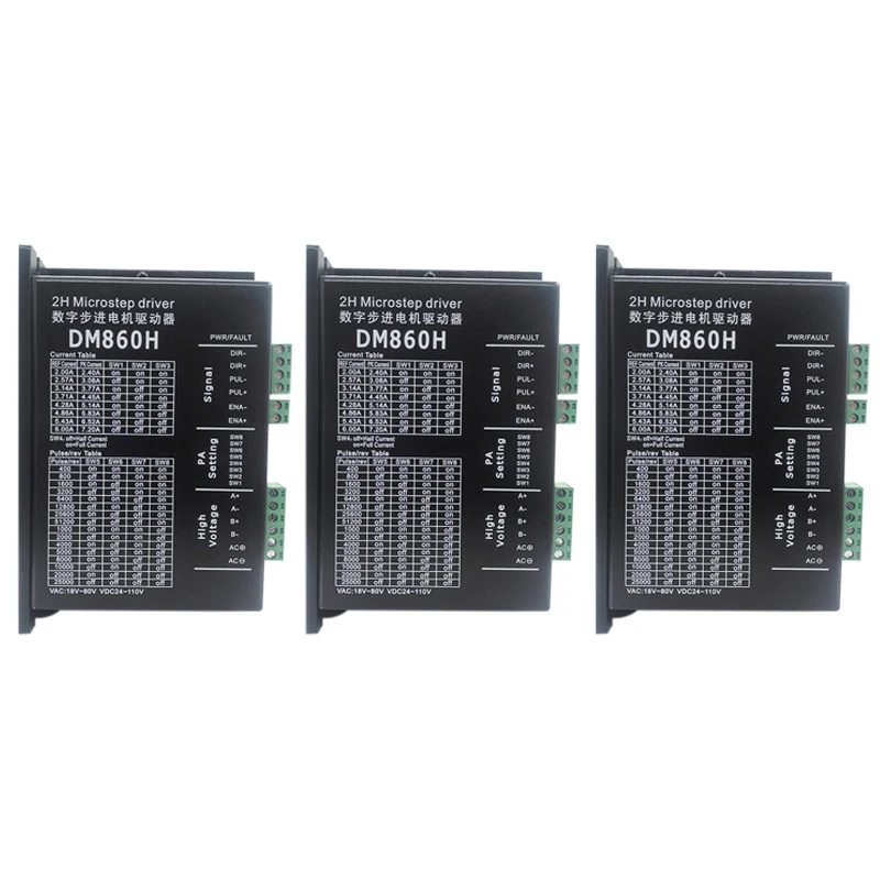 Stepper Motor Driver DM860H Microstep Motor Brushless DC Motor Shell for 57 86 Stepper Motor Nema23 34-3Pcs
Stepper Motor Driver DM860H Microstep Motor Brushless DC Motor Shell for 57 86 Stepper Motor Nema23 34-3Pcs